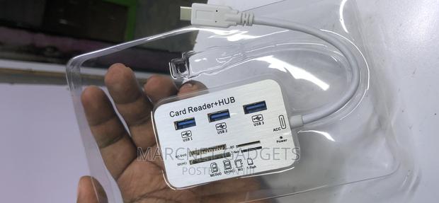 USB TYPE C to Usb 3.0 Hub Plus Card Reader 10GBPS - main view