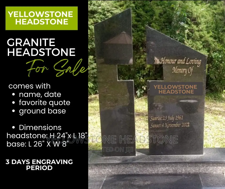 Granite Headstone Tombstone Tribute