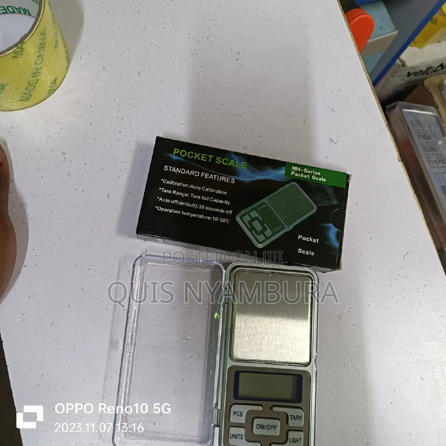 Digital Jewelry Pocket Scale.