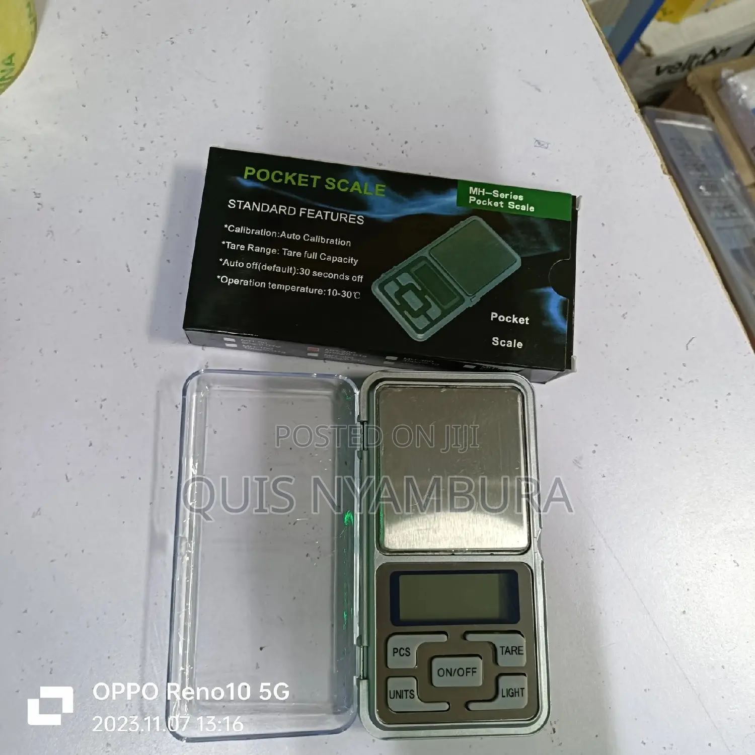 Digital Jewelry Pocket Scale.