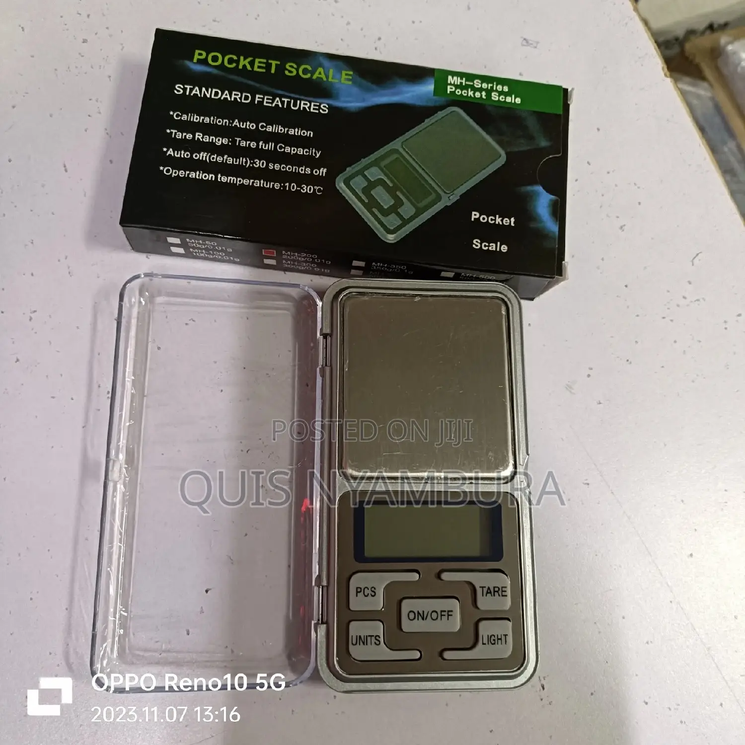 Digital Jewelry Pocket Scale.