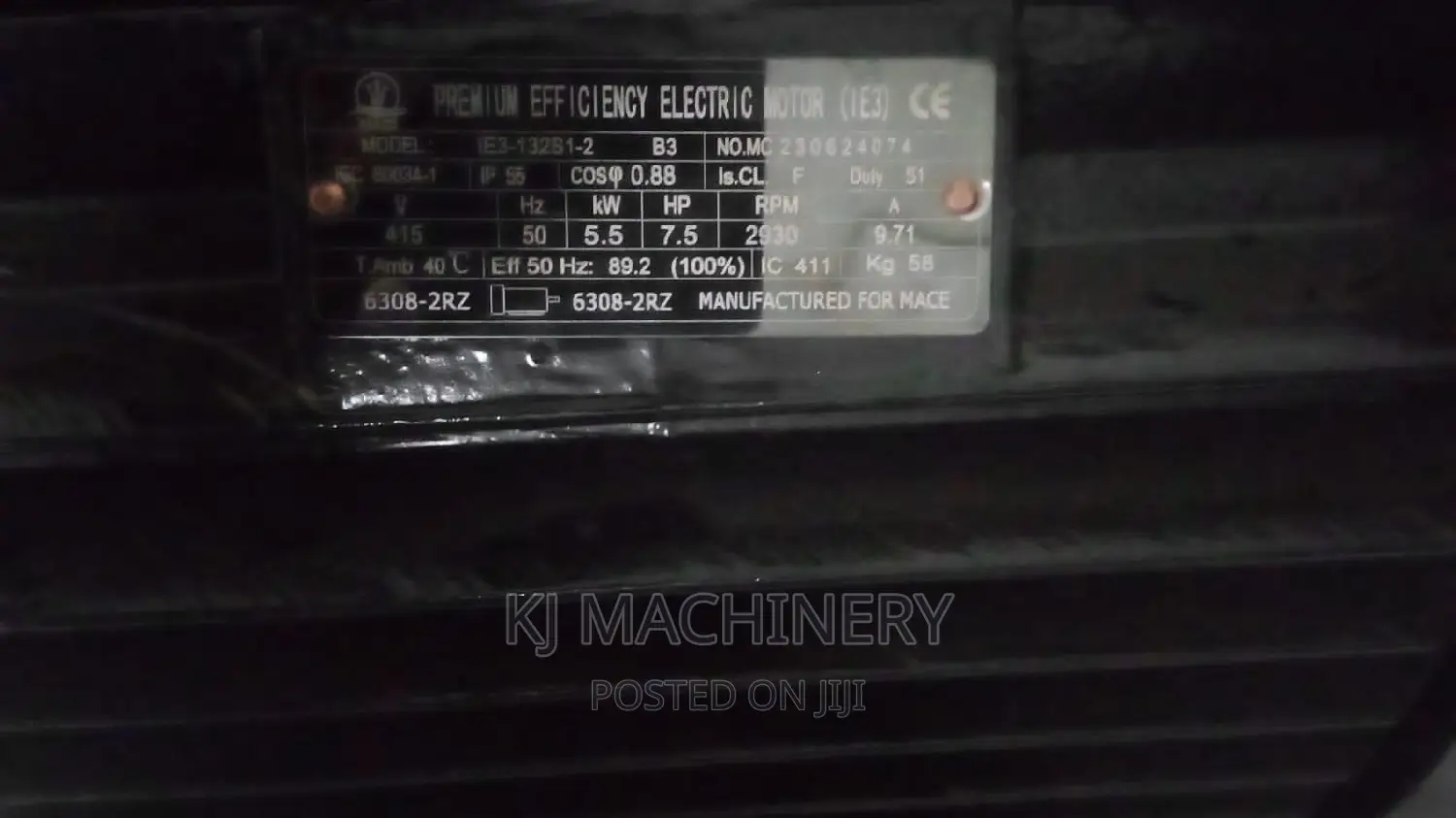 5.5horse Power Mace Electric Super Efficient Motors