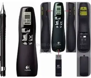 .Logitech Wireless Presenter R700 2.4ghz LCD Display Laser P