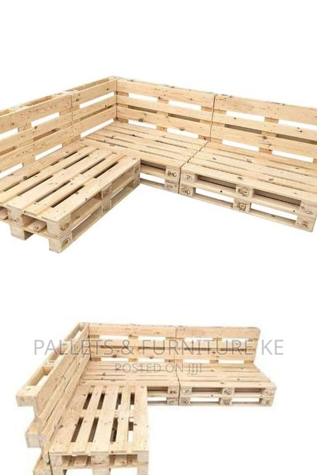 5 Seater Pallet Sofa ( Skeleton) - main view