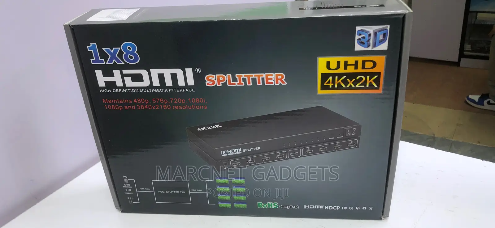 8 Way Powered Hdmi Splitter