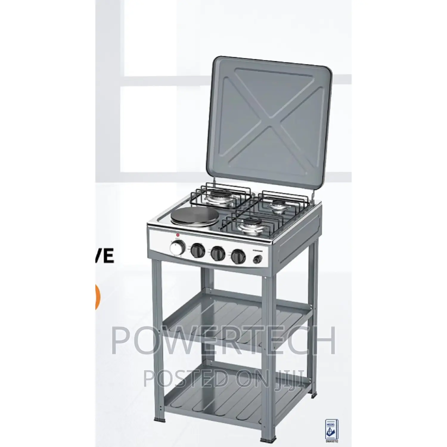 Eurochef 3GAS+1ELECTRIC Free Stand Top Cooker
**