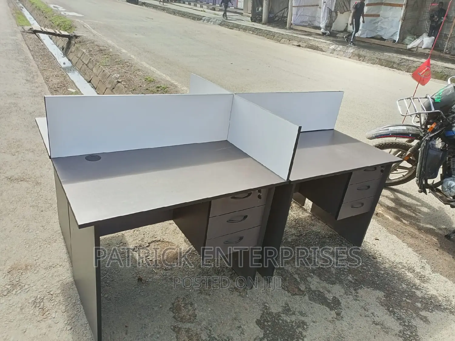 Morden 4 Way Workstation 1.2mtrs Each Desk