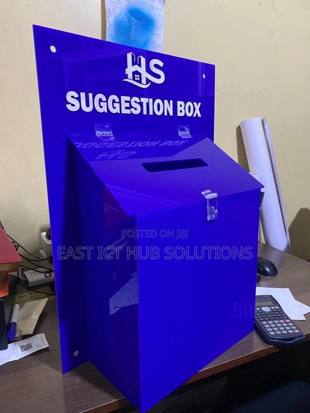 Clear Acrylic Ballot Box, Suggestion Box, or Any Paperwork. - thumbnail 3