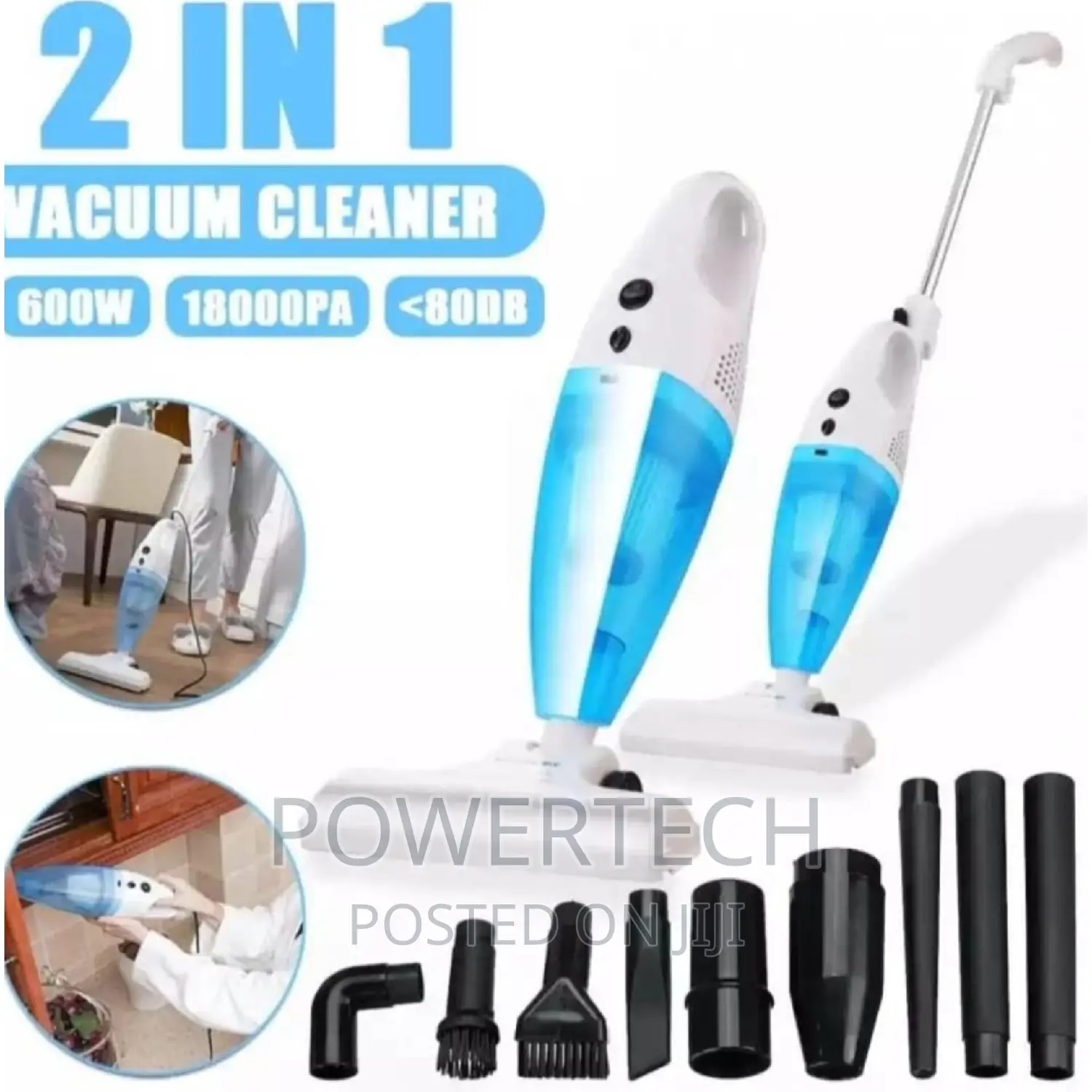 2 in 1 Multifunctional Handheld Dry Wet Vaccum Cleaner