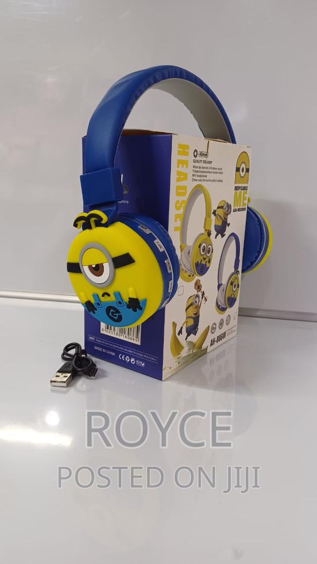 Kids Cartoon Themed Wireless Headphones