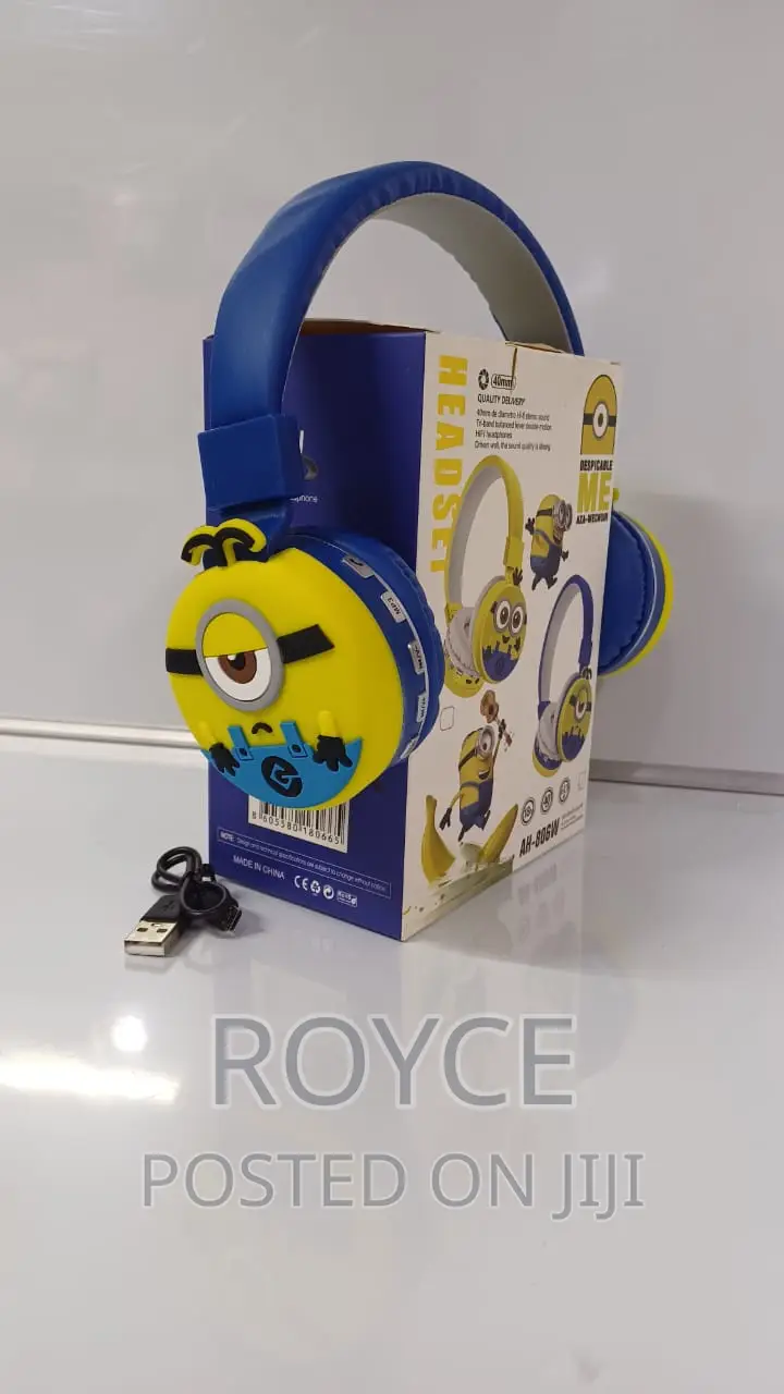 Kids Cartoon Themed Wireless Headphones