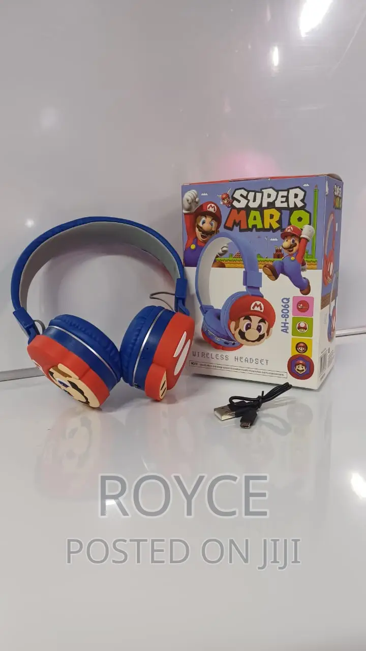 Kids Cartoon Themed Wireless Headphones
