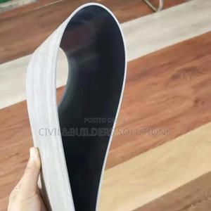 White Striped Lvt Self Sticking Flooring - thumbnail 2