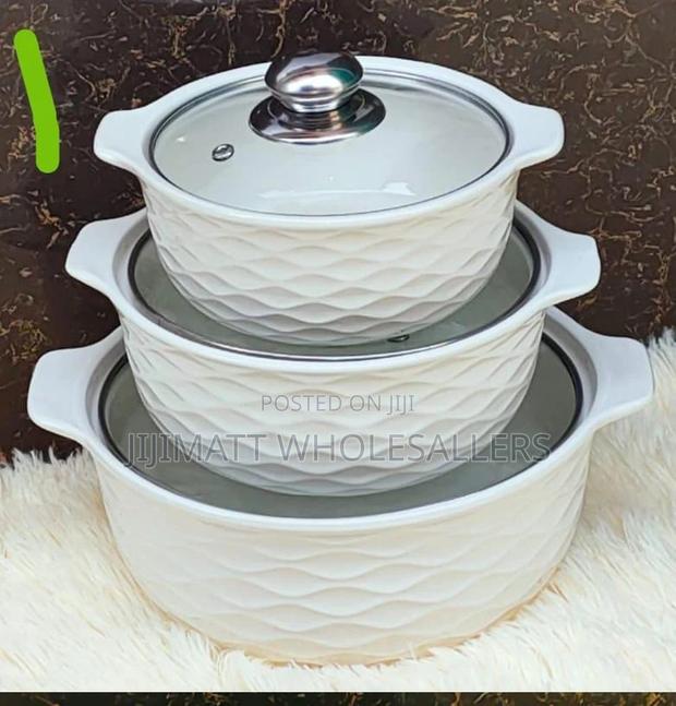 Quality 3pcs Ceramic Pots Available - main view