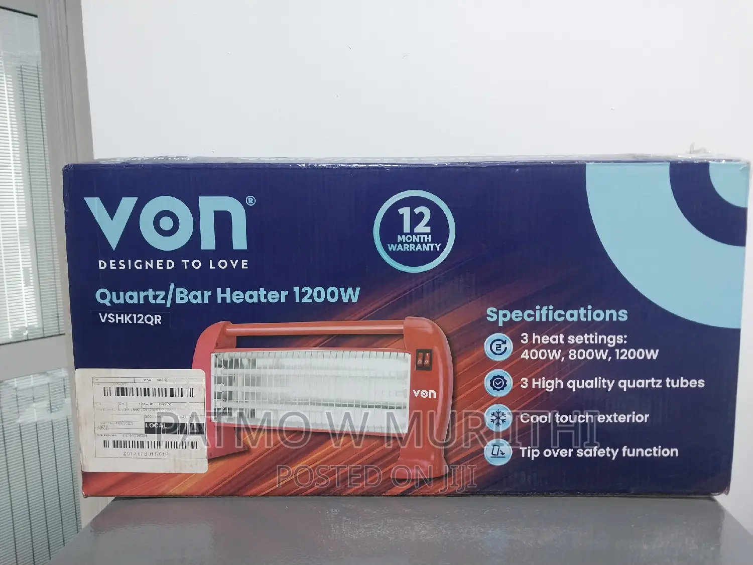 Heater-Von Room Heater