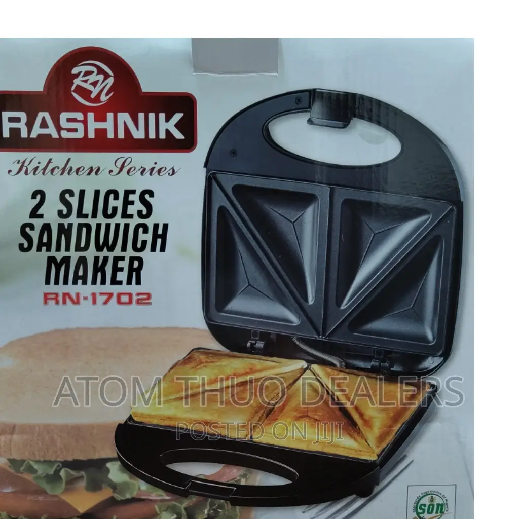 Rashnik 2 Slices Sandwich Maker RN-1702 