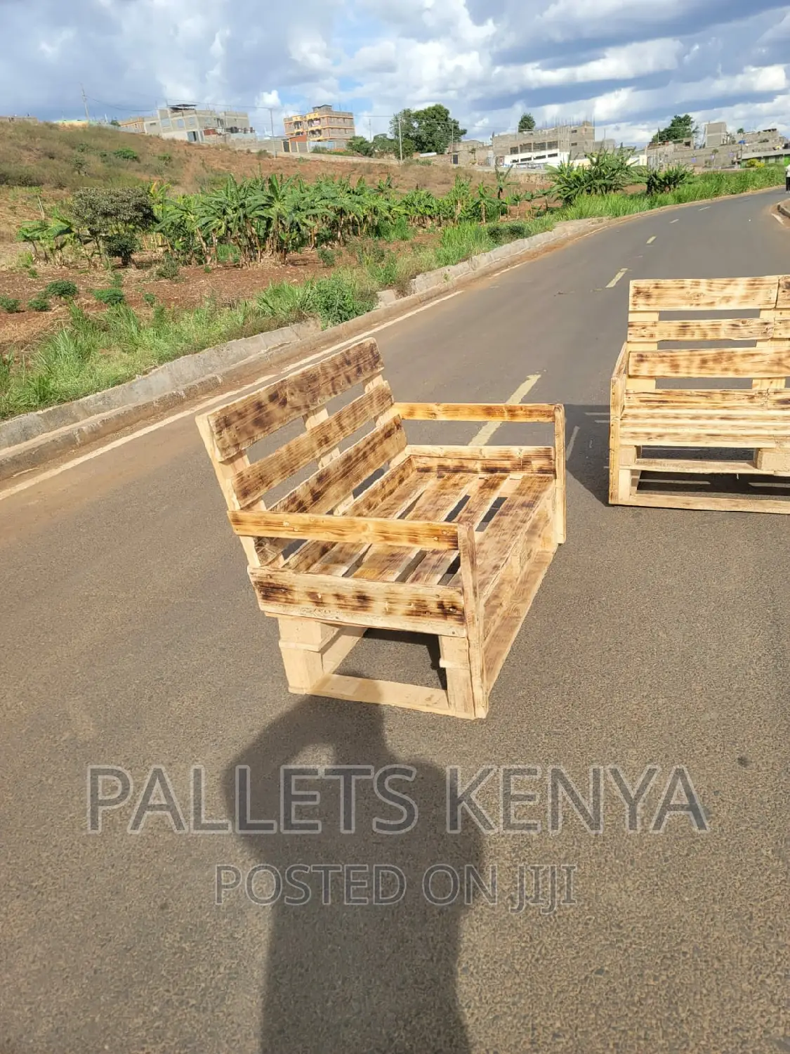 7 Seater Pallet Sofa. (#013)