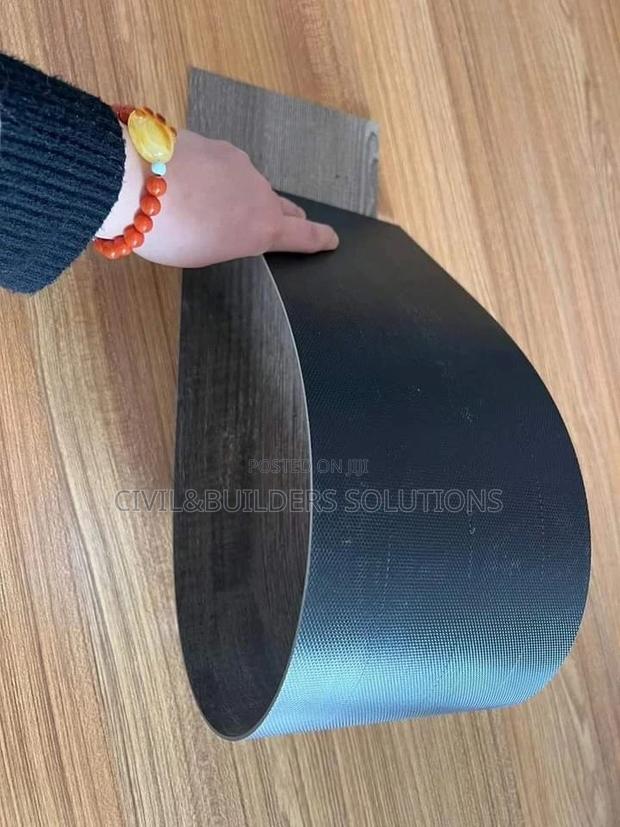 Lvt Self Sticking Tiles.Dark Grey - main view