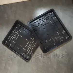 2 Square Plastic New Number Plate Holders