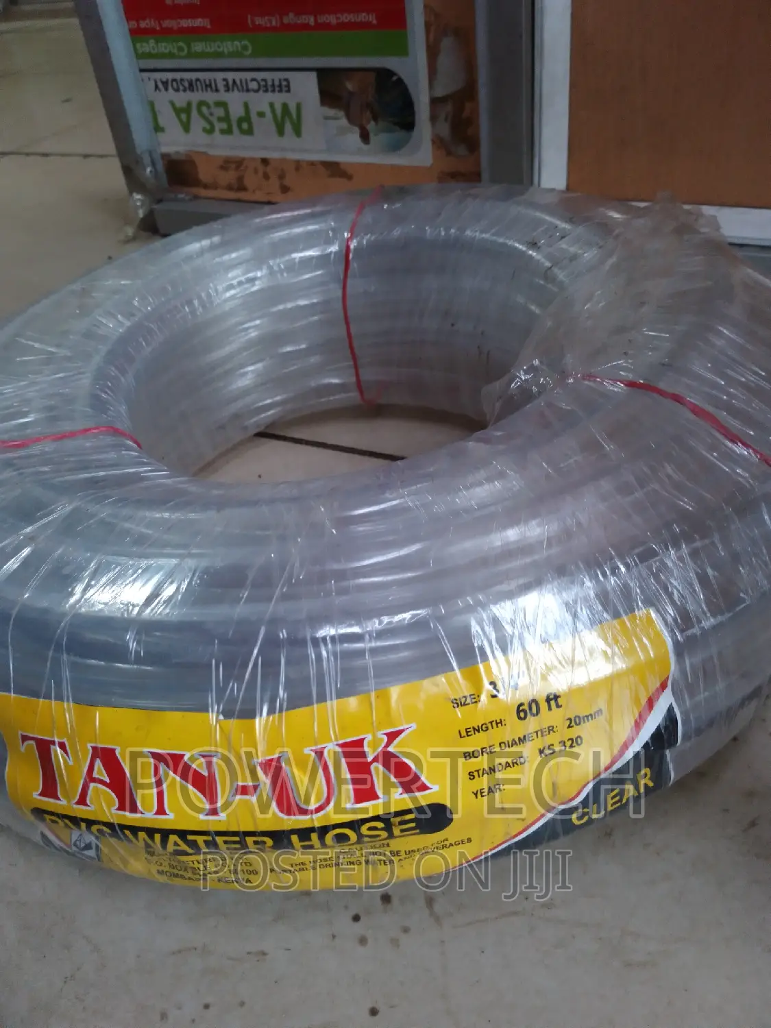 3/4 by 60 Ft Hose Pipe "