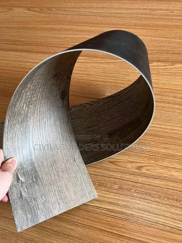 Lvt Self Sticking Tile. Rustic Brown - main view