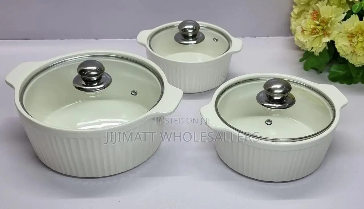 High Quality 3in1 Ceramic Soup Pots
Available