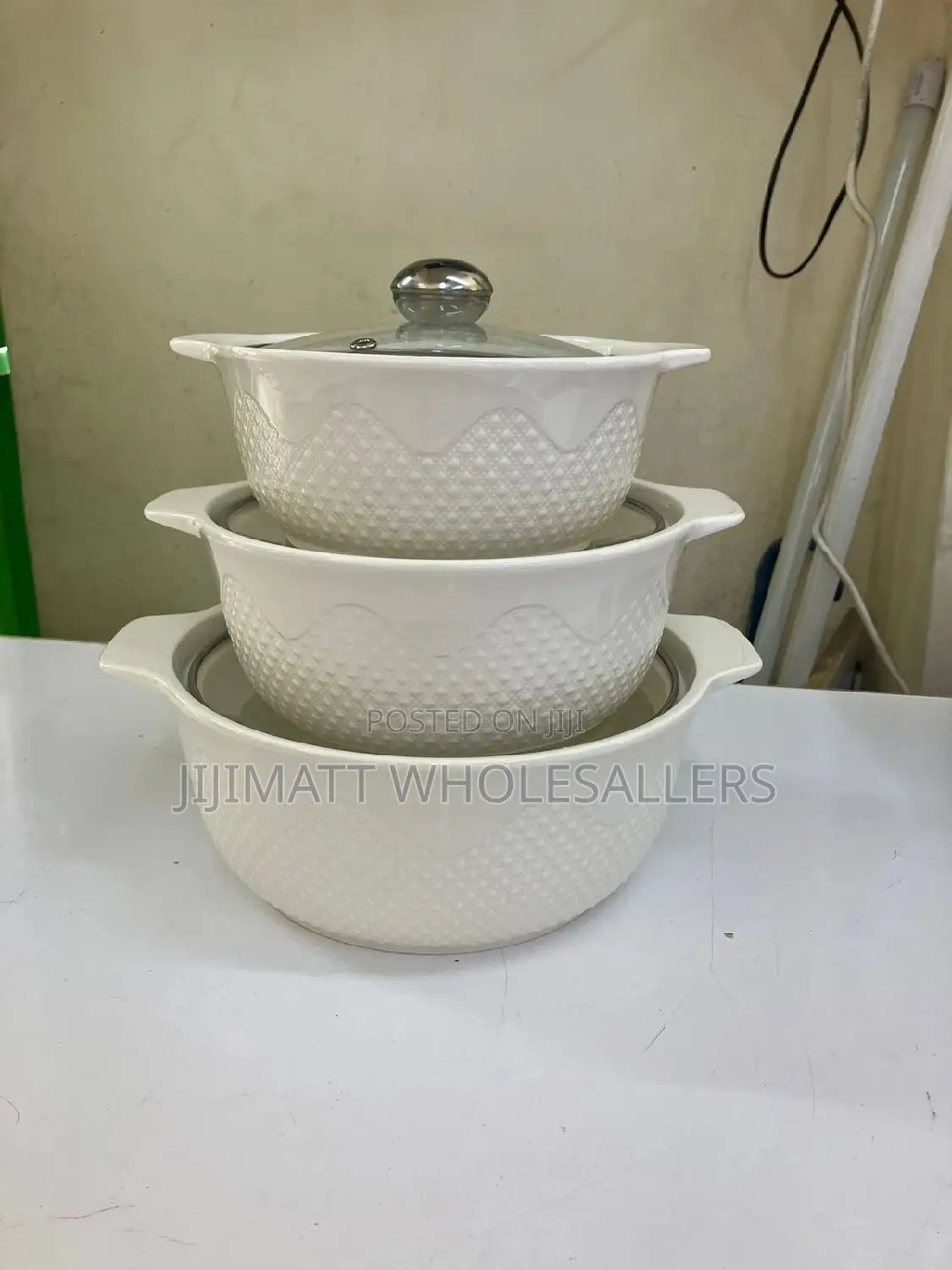 High Quality 3in1 Ceramic Soup Pots