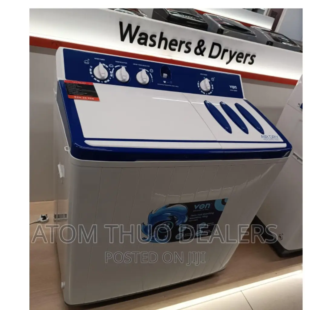 10 Kg Von Twin Tub Washing Machine Top Load