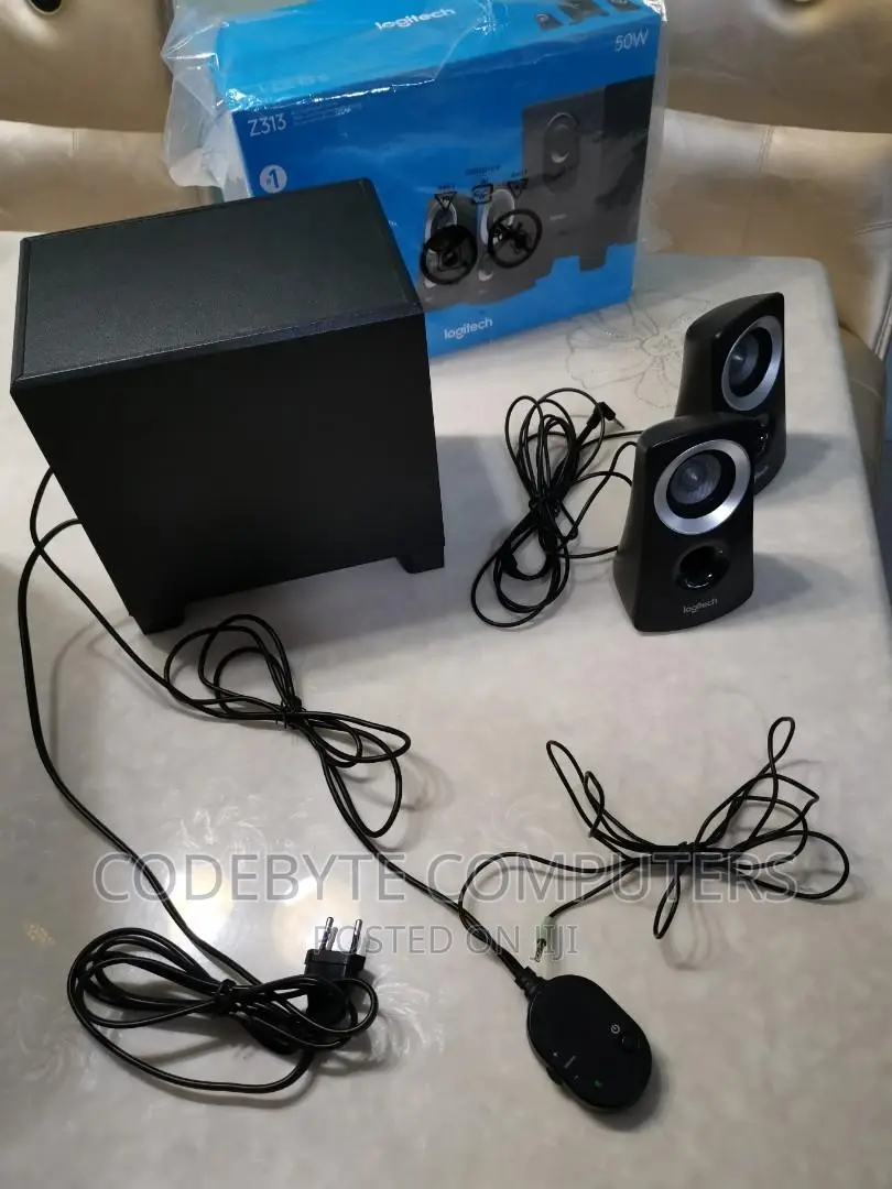 Z313 Logitech Speakers With Subwoofer Bass