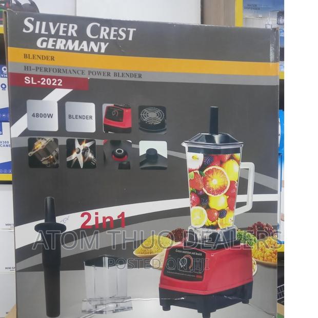 2 in 1 Silver Crest Blender - main view