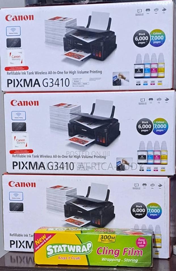 Canon PIXMA G3410 A4 Colour Multifunction Printer 3430 - main view