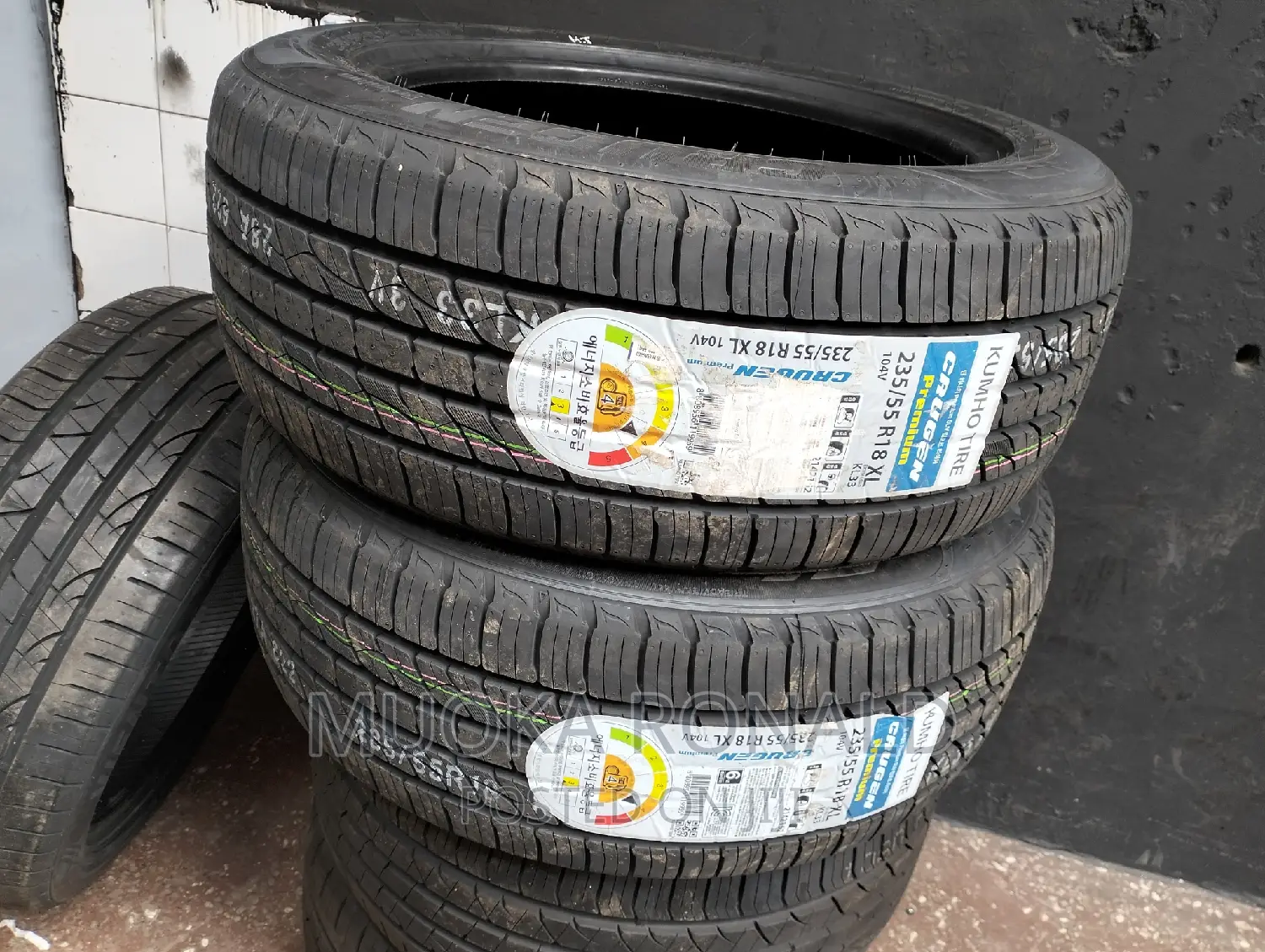 235/55r18 Kumho Tyre Made in Korea