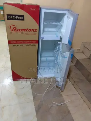 Ramtons Rf/173 Double Door 128l Refrigerator