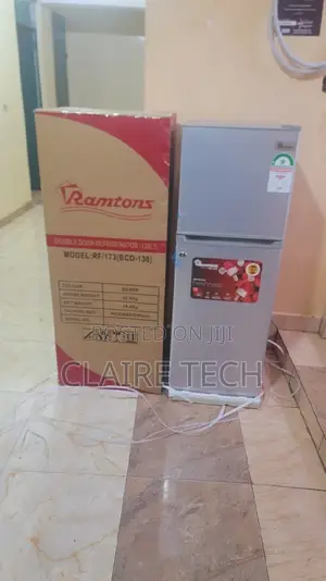 Ramtons Silver 128l Double Door Refrigerator