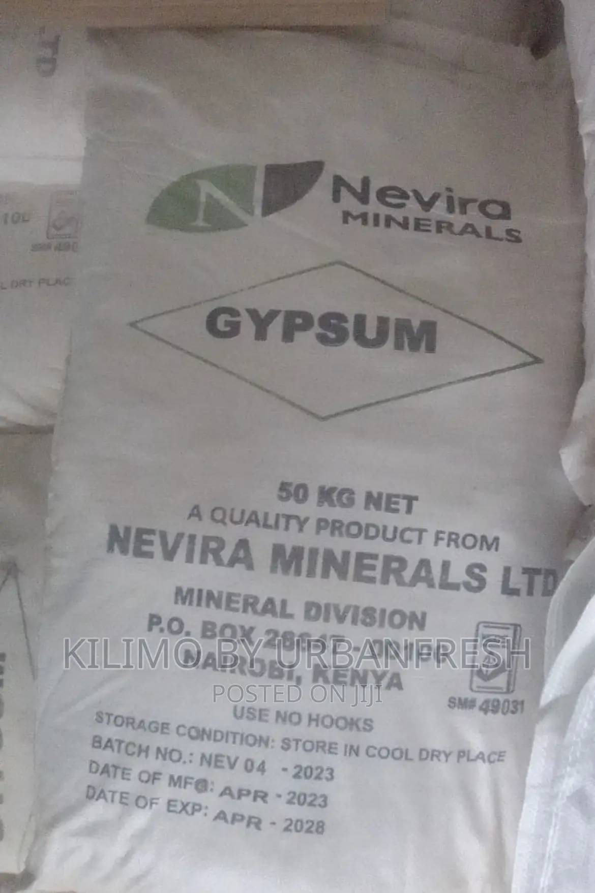 Agriculture Gypsum 50kg