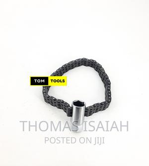 Flexible Pivoting Head Oil Filter Chain Wrench - thumbnail 2