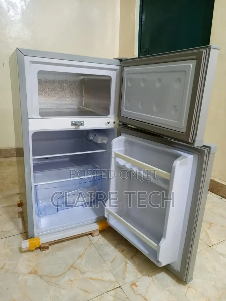Icecool Silver 98l Double Door Refrigerator