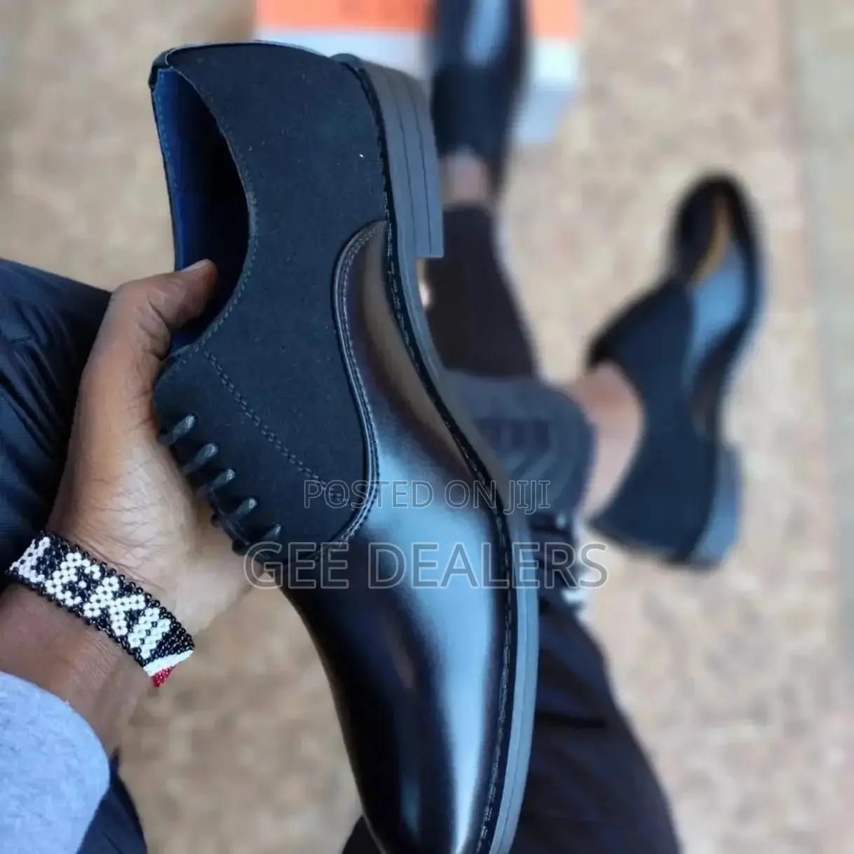 Black Leather Official Shoes