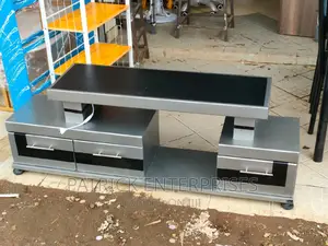Morden Wooden TV Stand With LED Lights