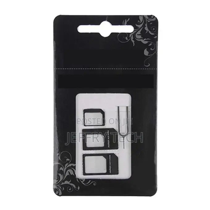 Nanosim Card to Micro Standard Adapter Adaptor Converter