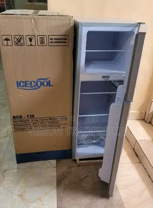 Icecool 138litres Double Door Refrigerator Fridge
