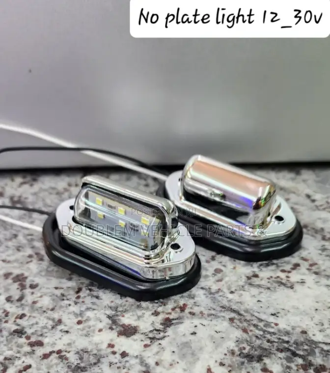 Number Plate Light 12V LED Universal Assorted Clvehickes