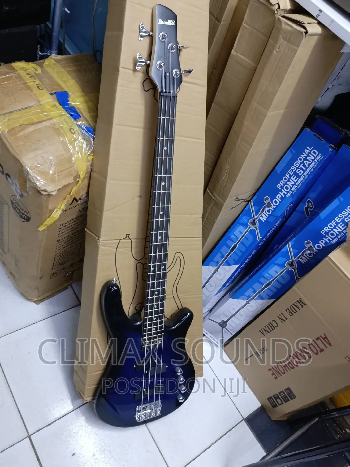 Professional Electric Guitar Ibanez Bass 4 String