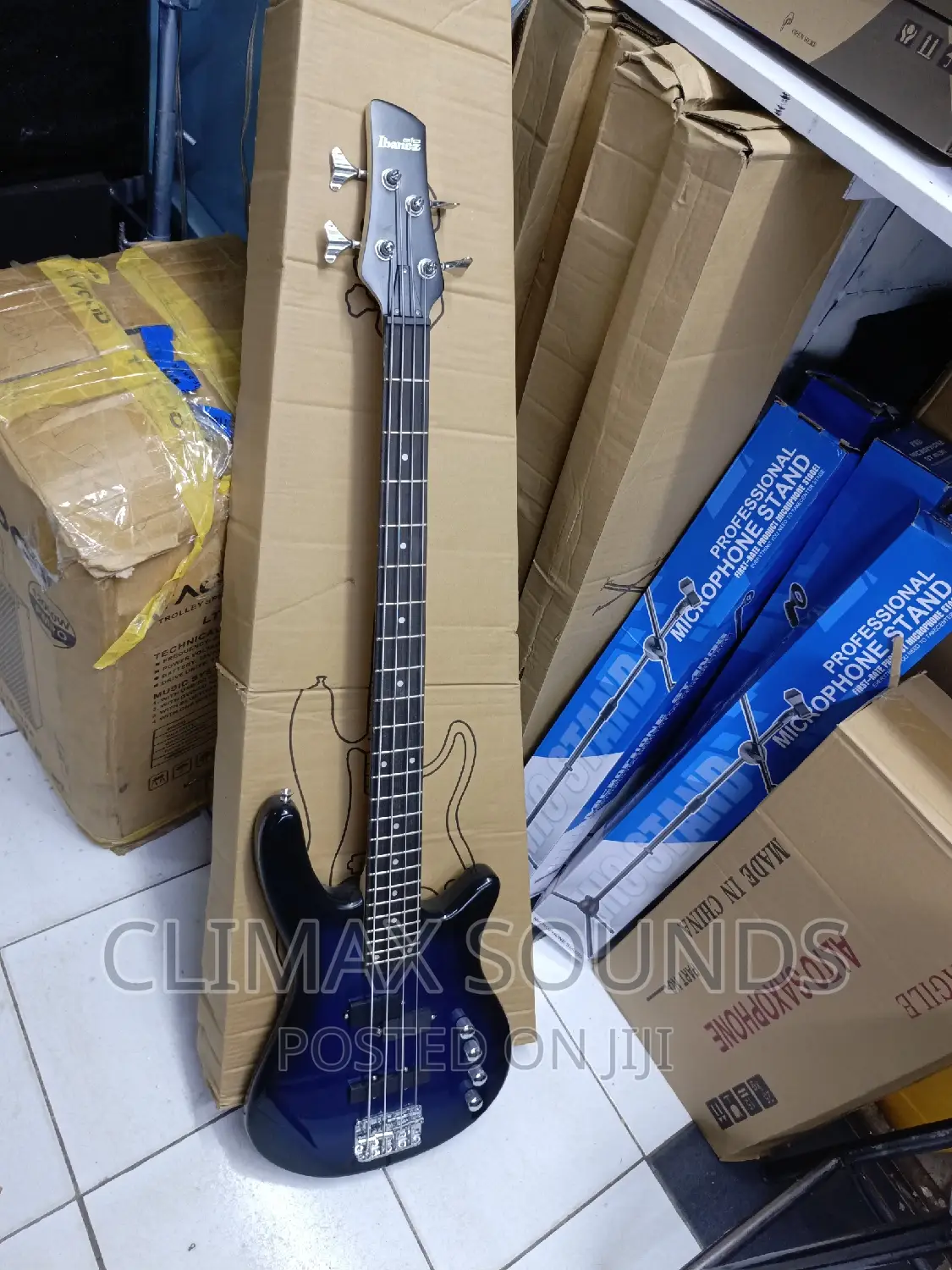 Professional Electric Guitar Ibanez Bass 4 String