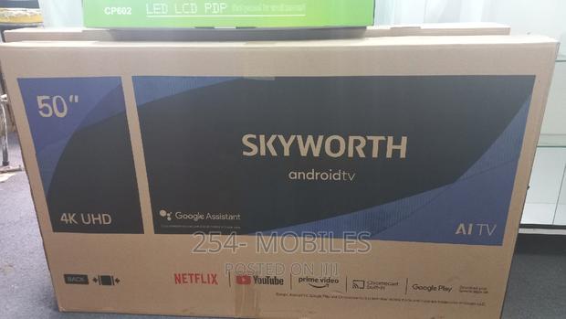 Skyworth 50 Inch 50g3a Uhd Android 10 Smart Tv -Playstore