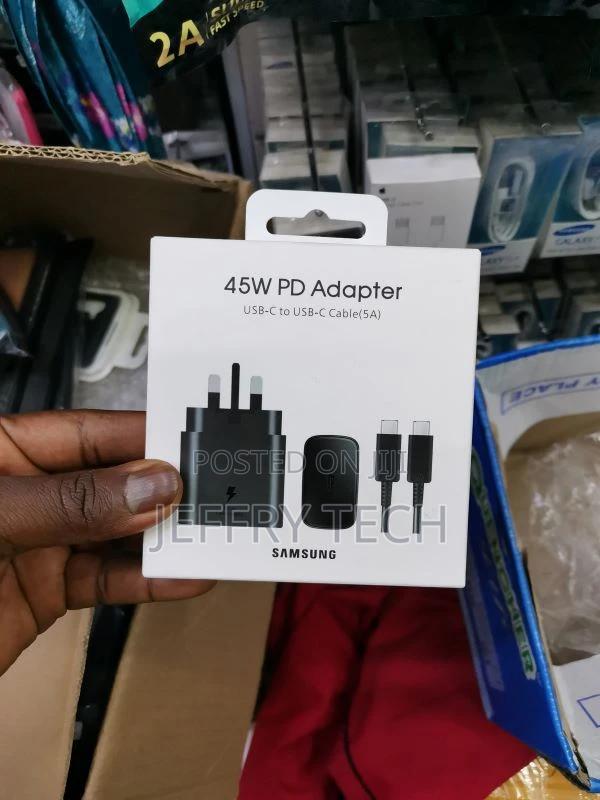 Home Charger Samsung Note20 EP-TA845 45W 3A USB-C Black MOQ: - main view