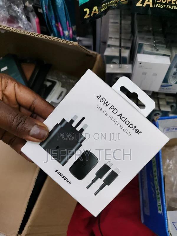 Home Charger Samsung Note20 EP-TA845 45W 3A USB-C Black MOQ: - thumbnail 2