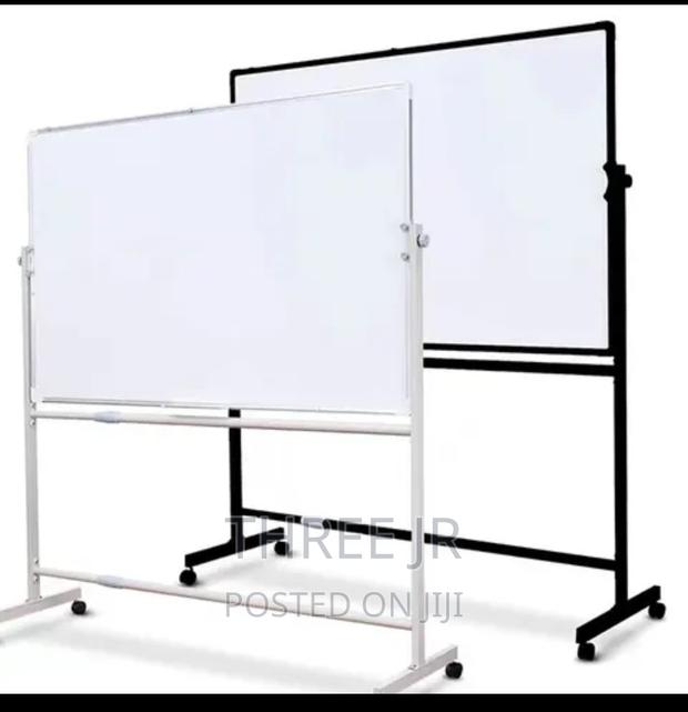 Easy to Use Dry Erase Whiteboard With Stand. For Delivery - thumbnail 2