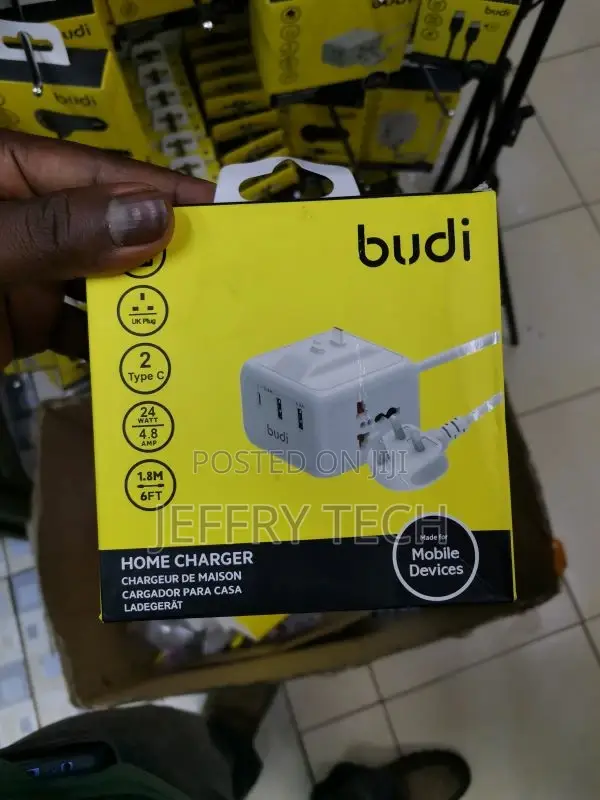 Budi 24W Type-C and Lightning Home Charger