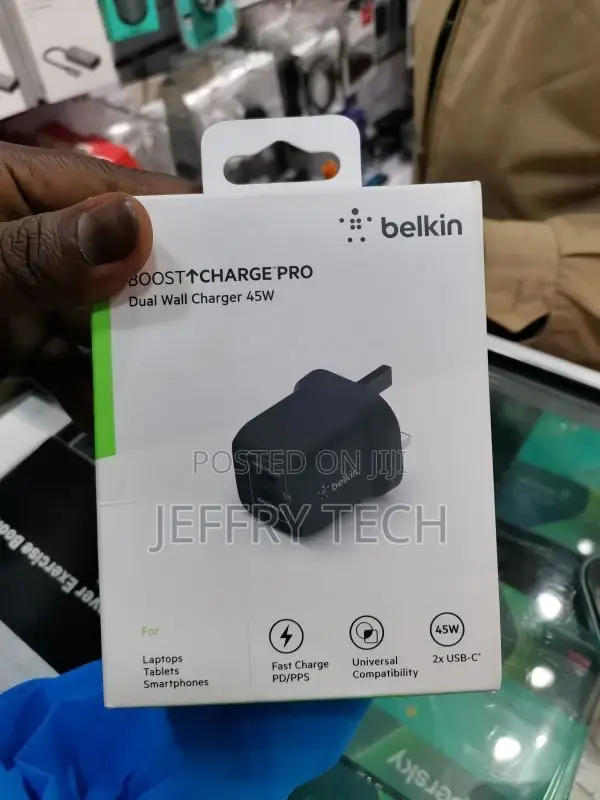 Belkin Boost Charge Pro Dual Wall Charger 45w